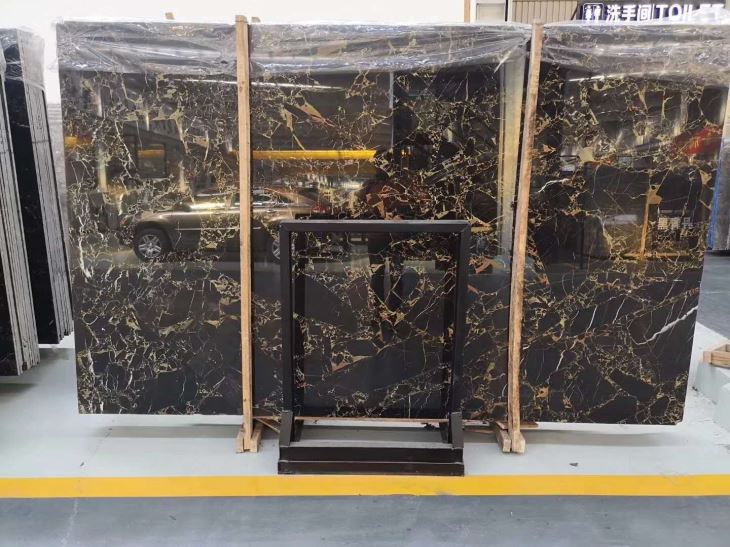 Black Portoro Gold Marble